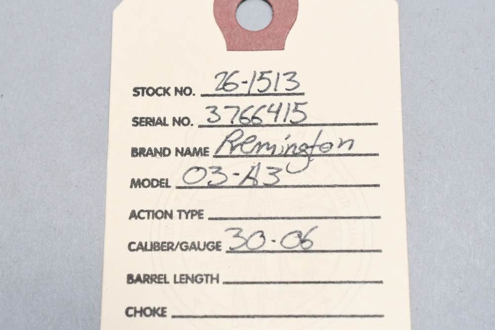 Nice US WW2 Remington 03-A3 30-06 Bolt Rifle W 6-43 Dated BRL C&R-img-1
