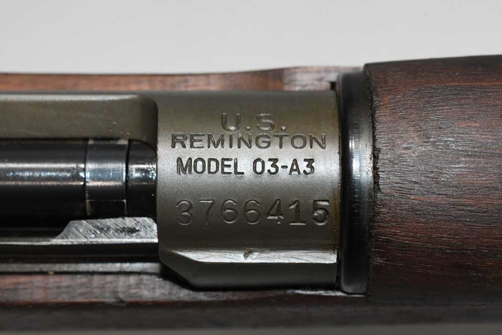 Nice US WW2 Remington 03-A3 30-06 Bolt Rifle W 6-43 Dated BRL C&R-img-26