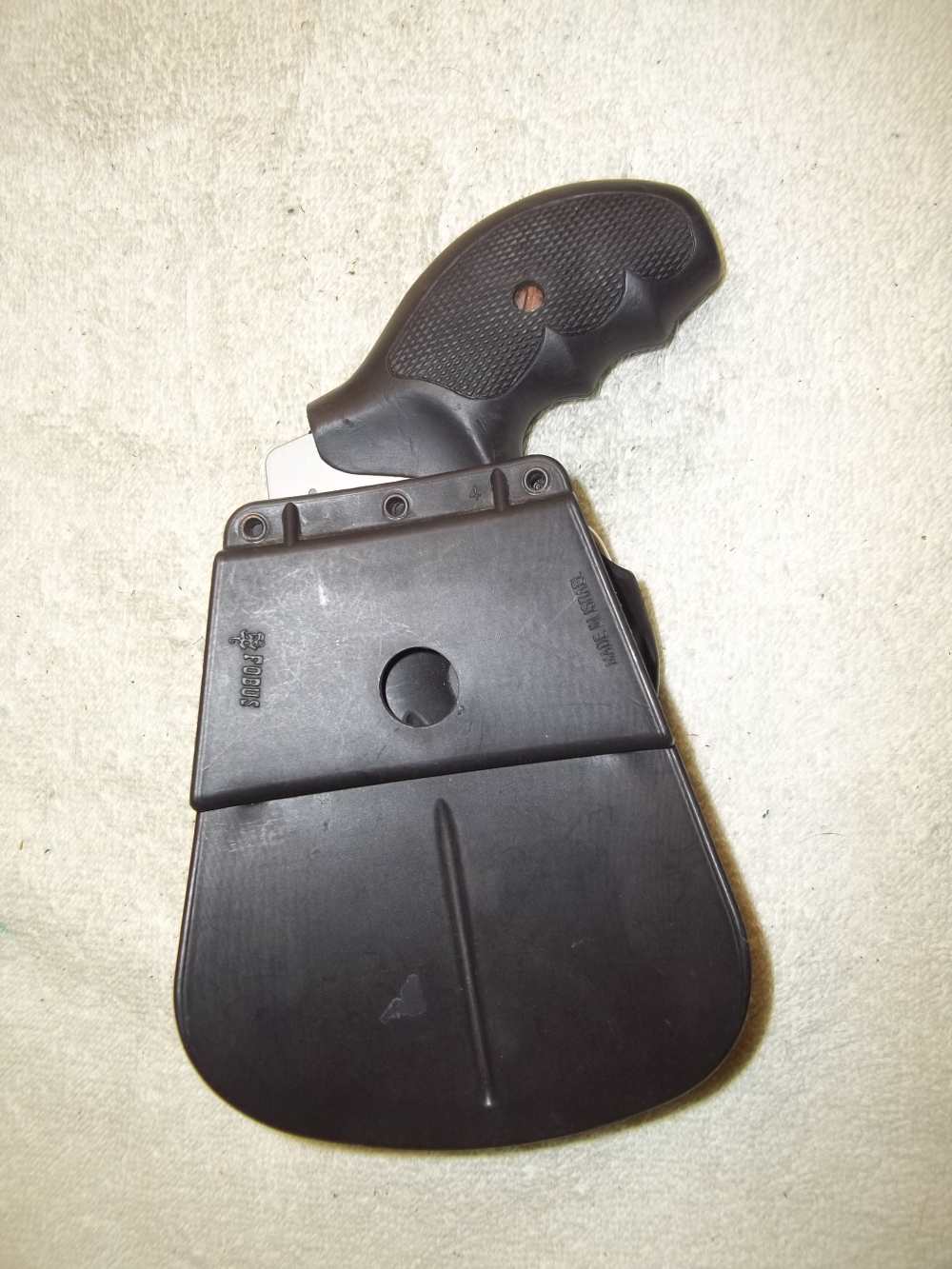 Fobus R/H Kydex Polymer Paddle Holster Smith Wesson 36 49 642 360  38 357  -img-2