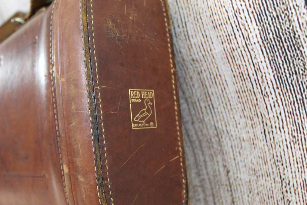 Redhead Leg of Mutton Leather Gun Case. Model 175 FRA-img-4