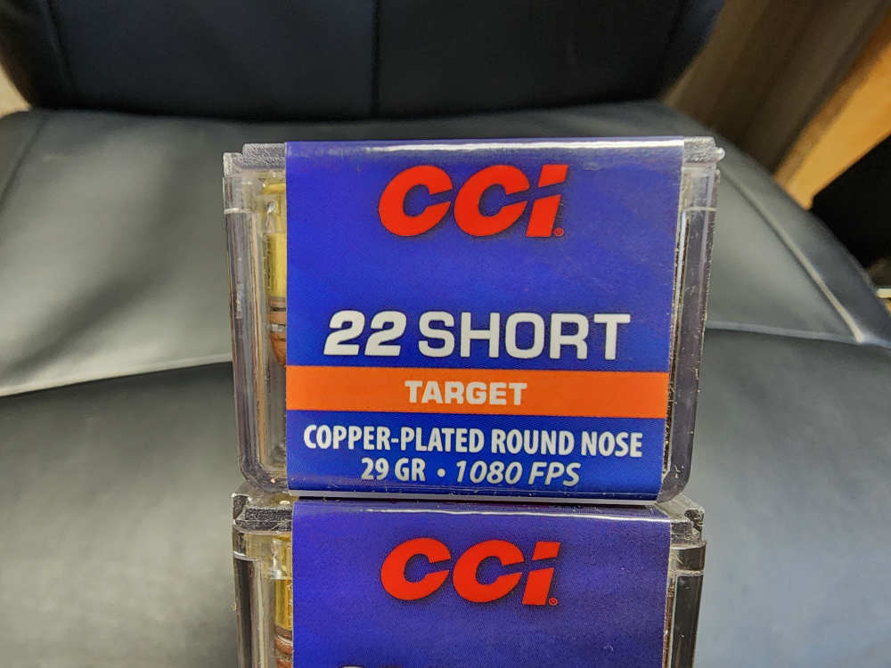 NEW! 500 CCI TARGET 22 SHORT 29 GR COPPER PLATED ROUND NOSE SUBSONIC RN 27-img-1