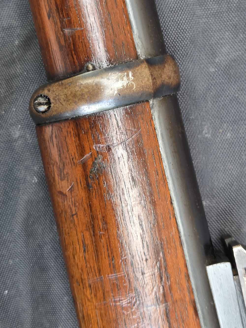ANTIQUE MARK III MARTINI HENRY Volunteer rifle 80% plus blue fine cond -img-11
