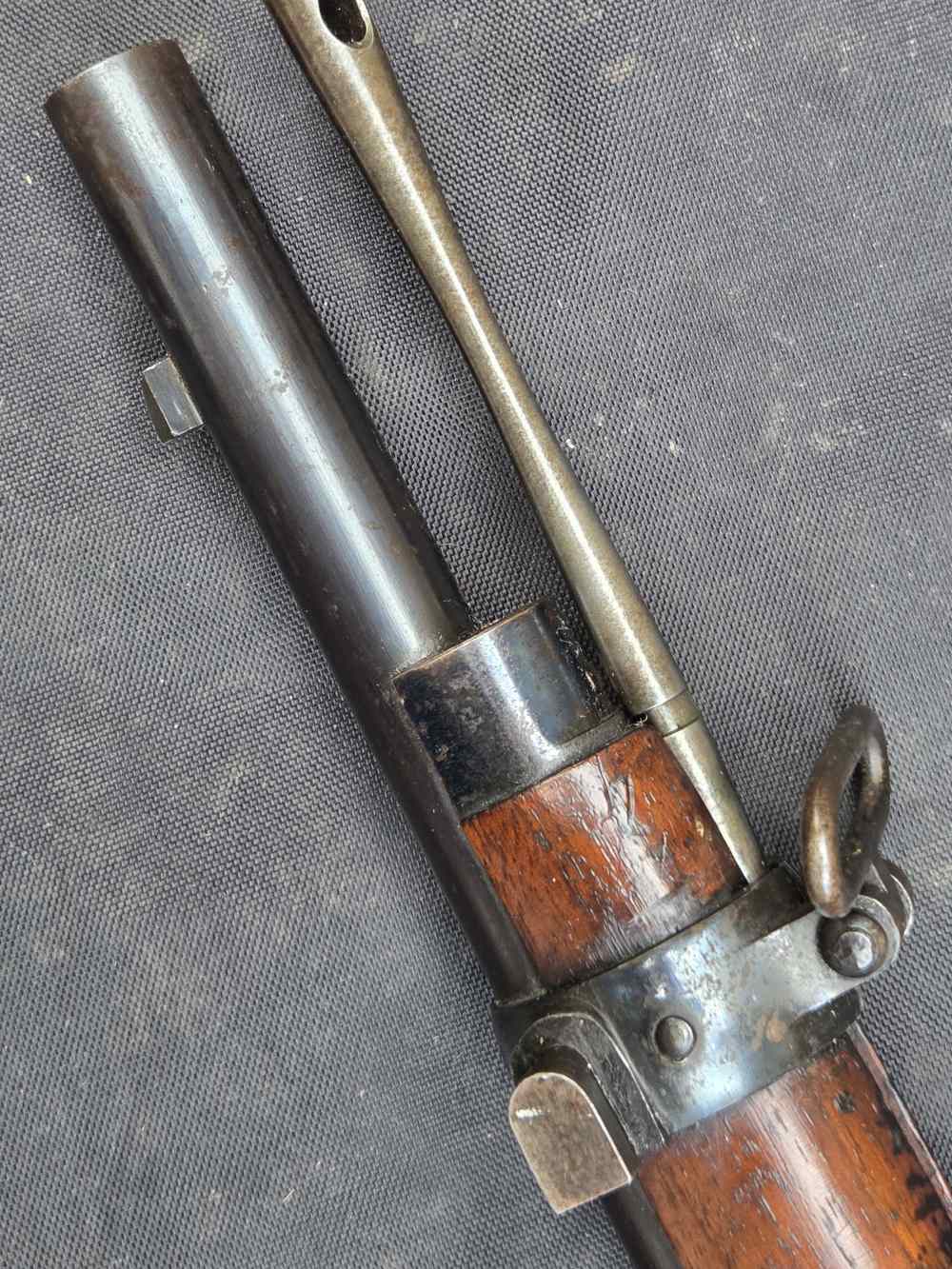 ANTIQUE MARK III MARTINI HENRY Volunteer rifle 80% plus blue fine cond -img-7