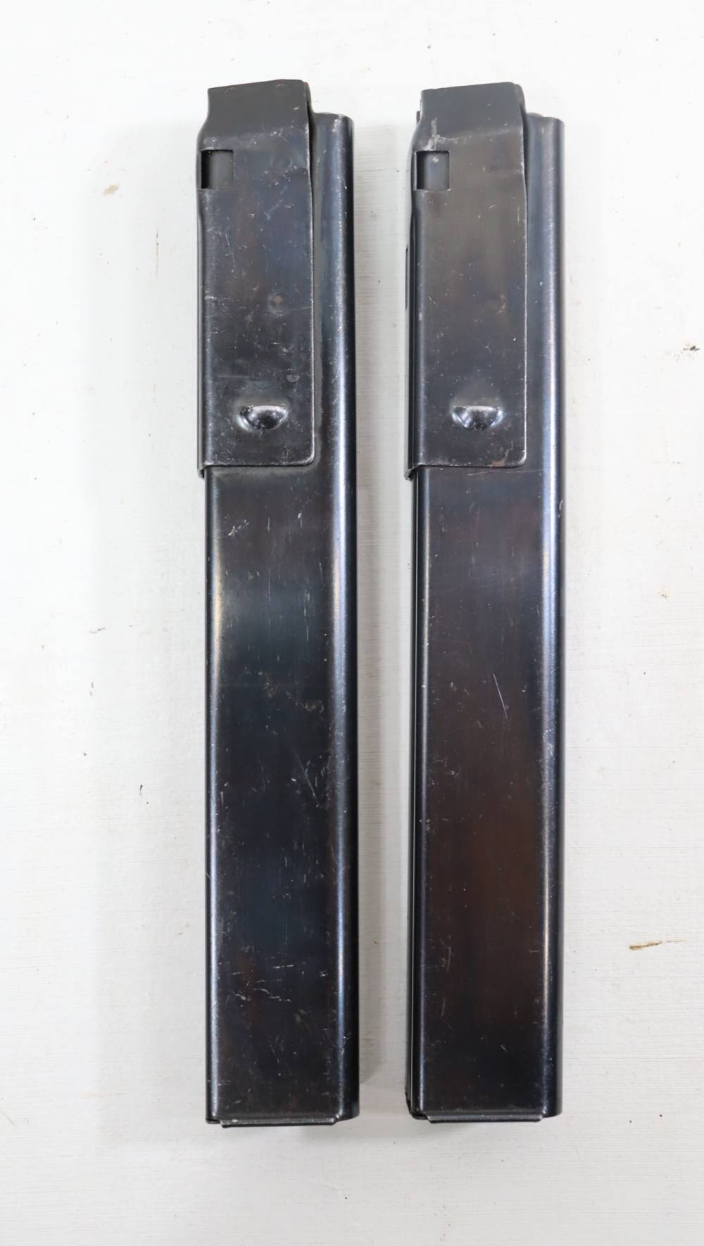 TWO ORG WWII USGI M3/M3A1 GREASE GUN .45 ACP 30RD MAGAZINES-img-0