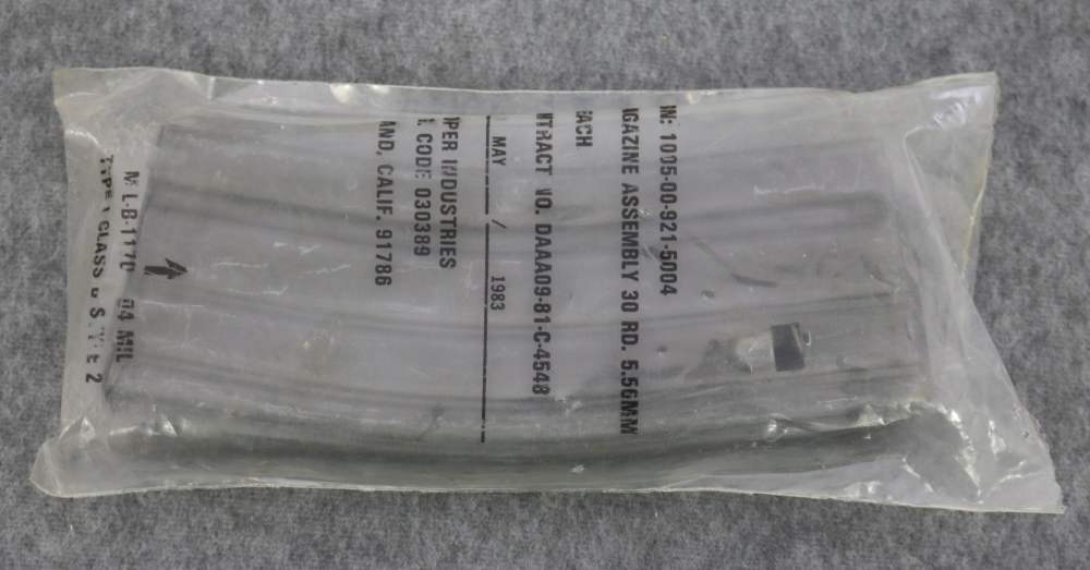 Pre-ban AR15 M16 30 round magazine NOS in wrapper Cooper Ind 1983 5.56-img-1