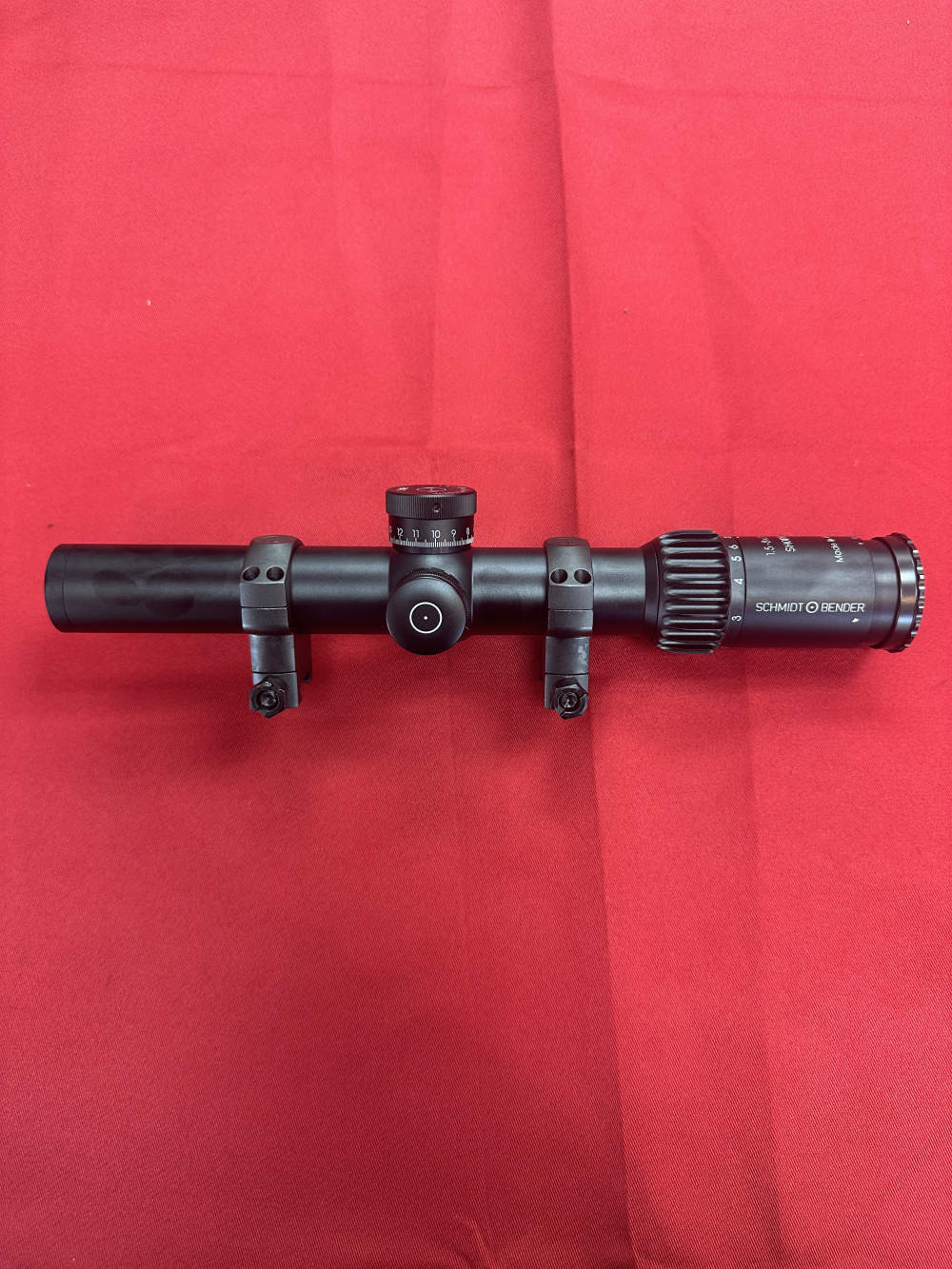 Schmidt & Bender 1.5-8x26 PMII Short Dot w/ CQB2 Reticle Black S&B-img-1