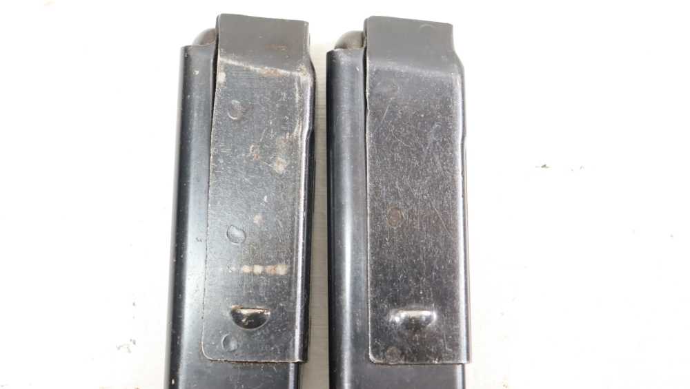 TWO ORG WWII USGI M3/M3A1 GREASE GUN .45 ACP 30RD MAGAZINES-img-1