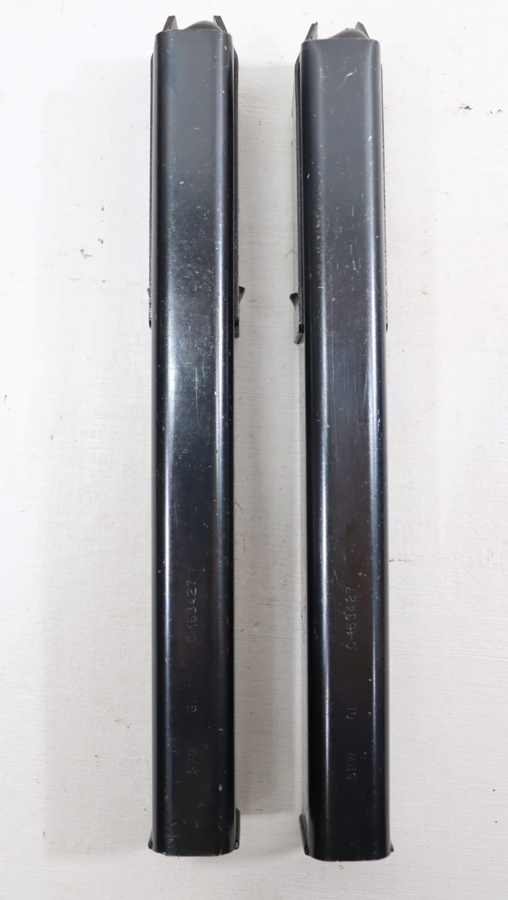 TWO ORG WWII USGI M3/M3A1 GREASE GUN .45 ACP 30RD MAGAZINES-img-1