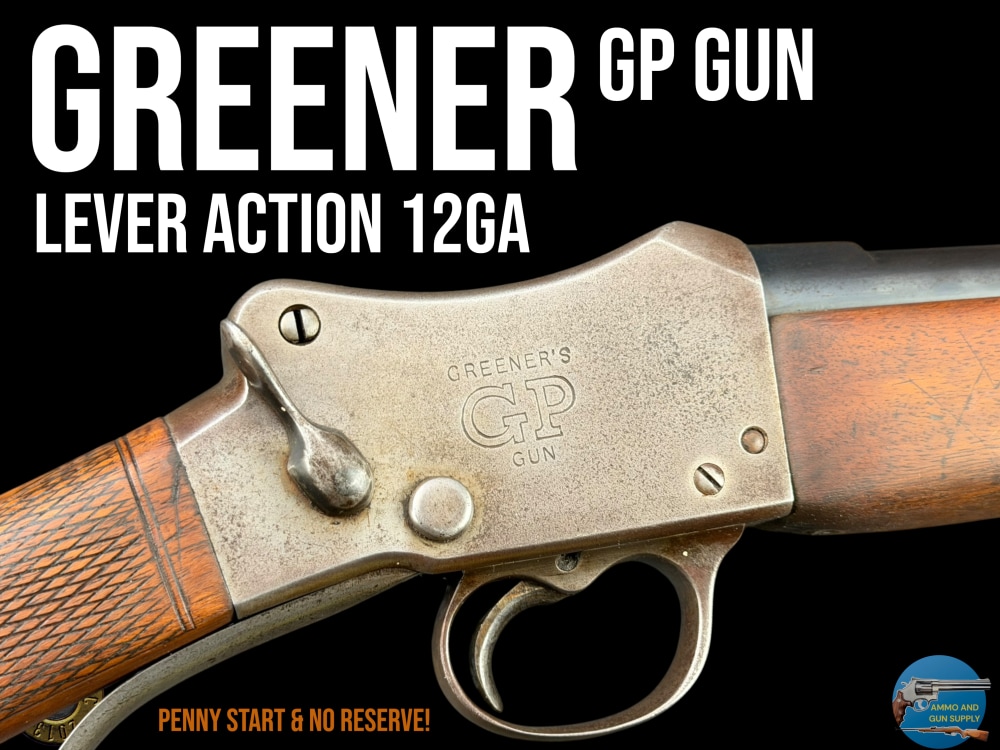 GREENER - GP GUN SINGLE SHOT LEVER 12GA - PENNY START-img-0