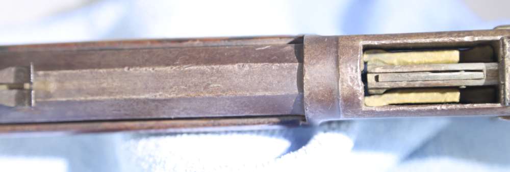 Winchester Model 1873 3rd Model period modified to 32 WCF Cody letter-img-11