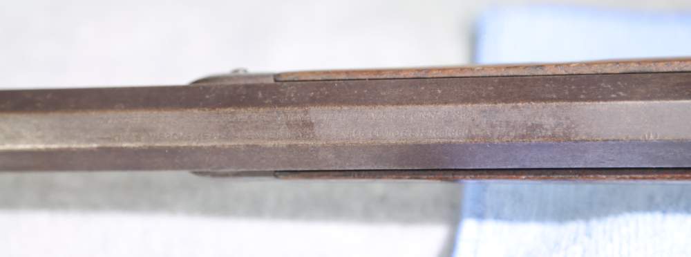 Winchester Model 1873 3rd Model period modified to 32 WCF Cody letter-img-12