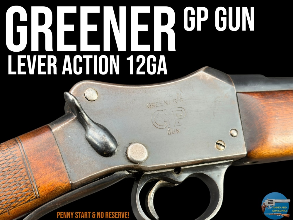 GREENER - GP GUN SINGLE SHOT LEVER 12GA - PENNY START-img-0