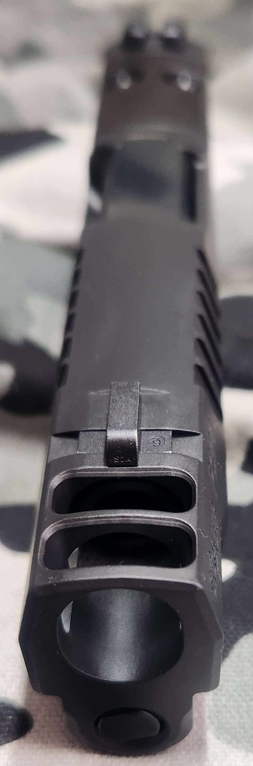 SIG P320 M.O.D. 9MM Complete Upgraded Slide  Optic Ready Ported Night Sight-img-8