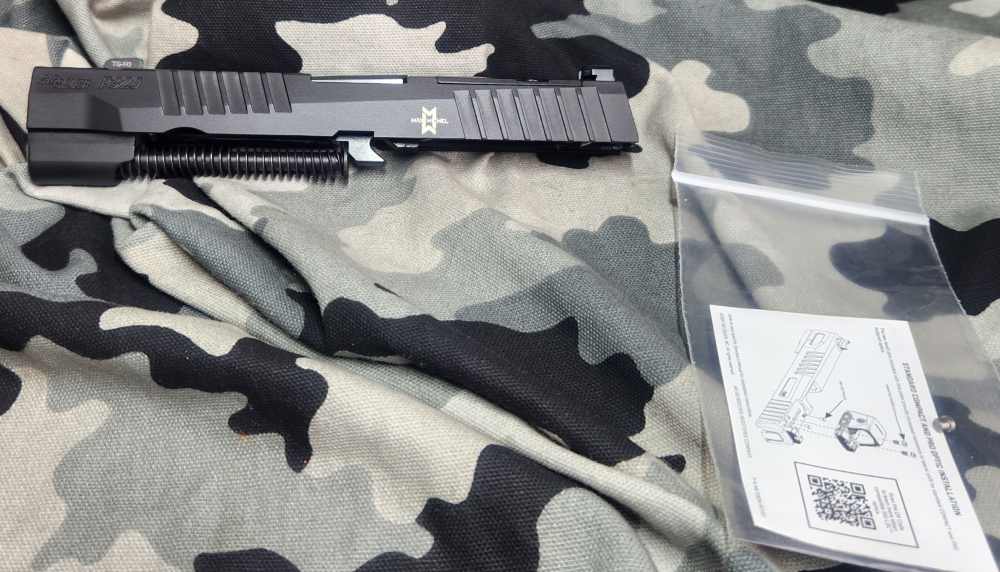 SIG P320 M.O.D. 9MM Complete Upgraded Slide  Optic Ready Ported Night Sight-img-1