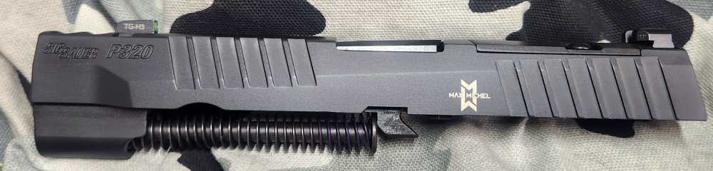 SIG P320 M.O.D. 9MM Complete Upgraded Slide  Optic Ready Ported Night Sight-img-2