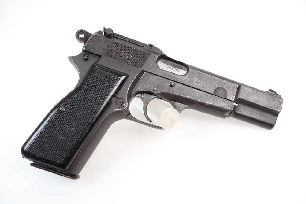 Inglis Canada Browning Hi-Power Rare Chinese Contract C&R Matching W/ Stock-img-5