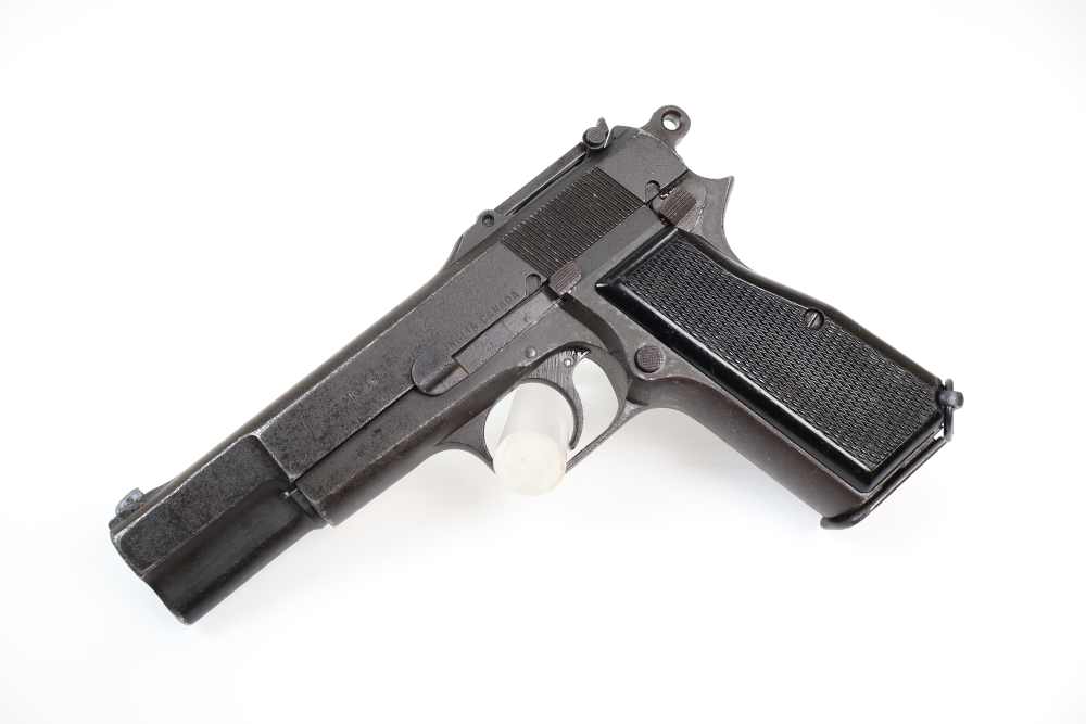 Inglis Canada Browning Hi-Power Rare Chinese Contract C&R Matching W/ Stock-img-2