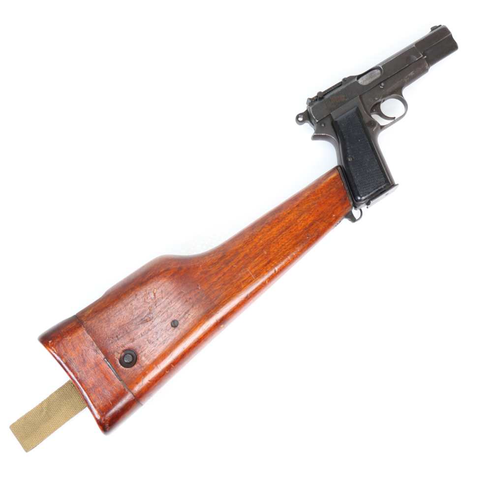 Inglis Canada Browning Hi-Power Rare Chinese Contract C&R Matching W/ Stock-img-29