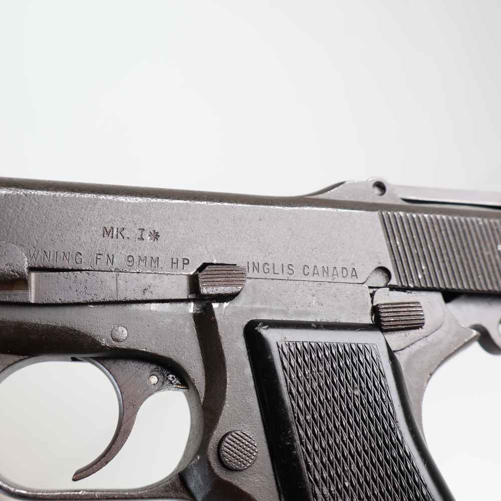 Inglis Canada Browning Hi-Power Rare Chinese Contract C&R Matching W/ Stock-img-20