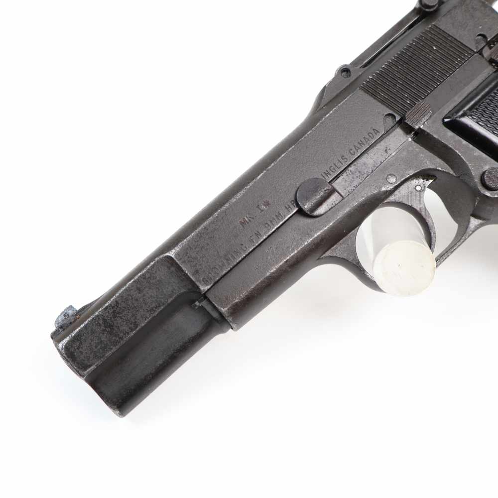 Inglis Canada Browning Hi-Power Rare Chinese Contract C&R Matching W/ Stock-img-4