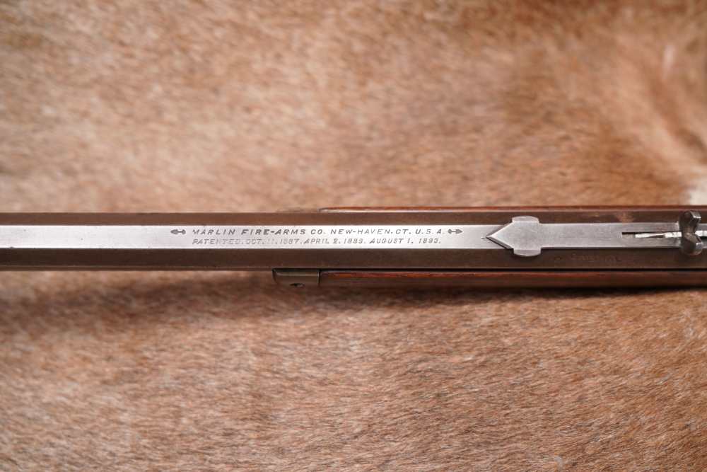 Marlin Firearms Co. Model 1893 .30-30 20" Octagon Lever Rifle, 1898 Antique-img-4
