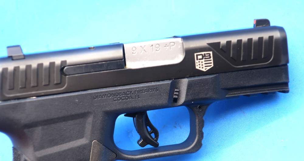 Diamondback AM2 9MM Pistol w/Case Viridian Laser & Holster Used EXC!-img-16