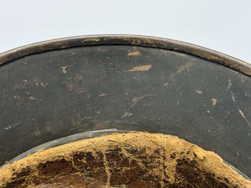 WW2 German Luftwaffe M35 Double Decal DAK Afrika Korps Camo Helmet WWII -img-13