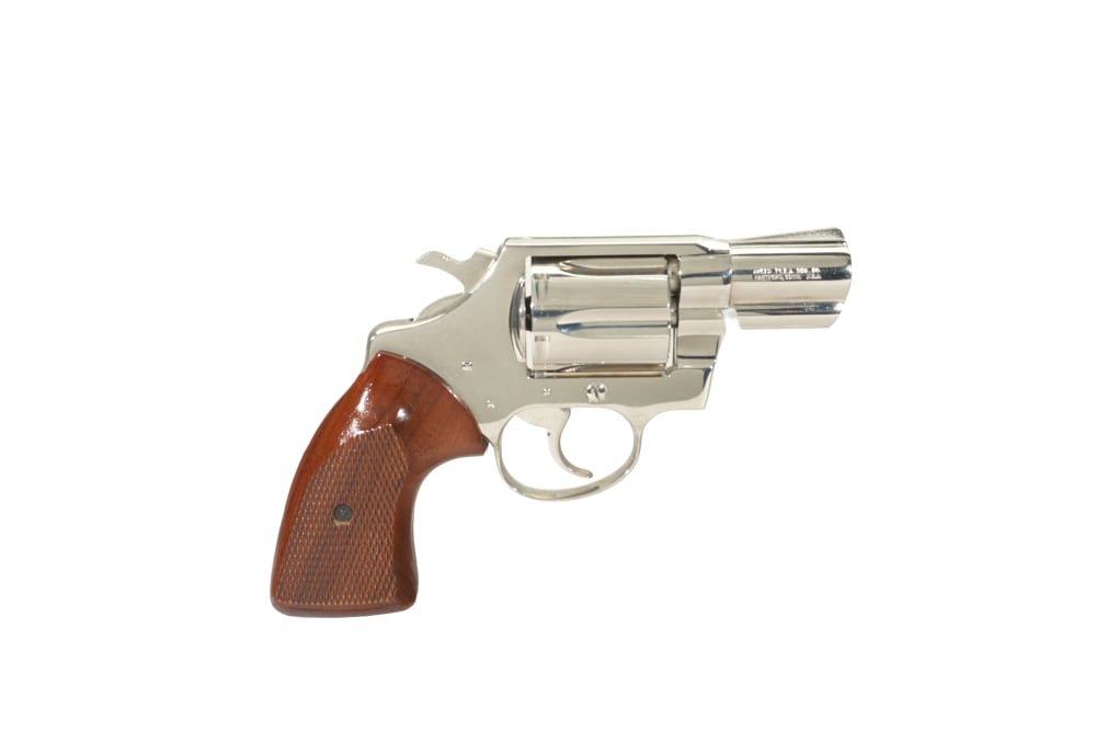 Nickel Colt detective spec 38 special-img-1
