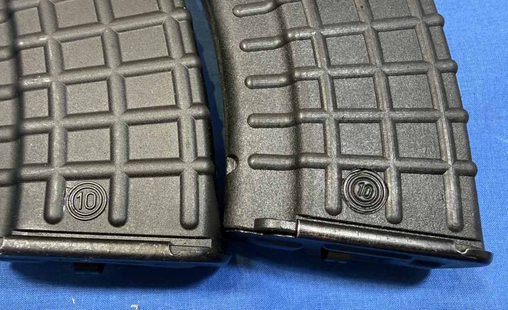 6X New Arsenal Circle 10 Black Bulgarian Waffle AK47 30rd AK47 Magazines-img-3