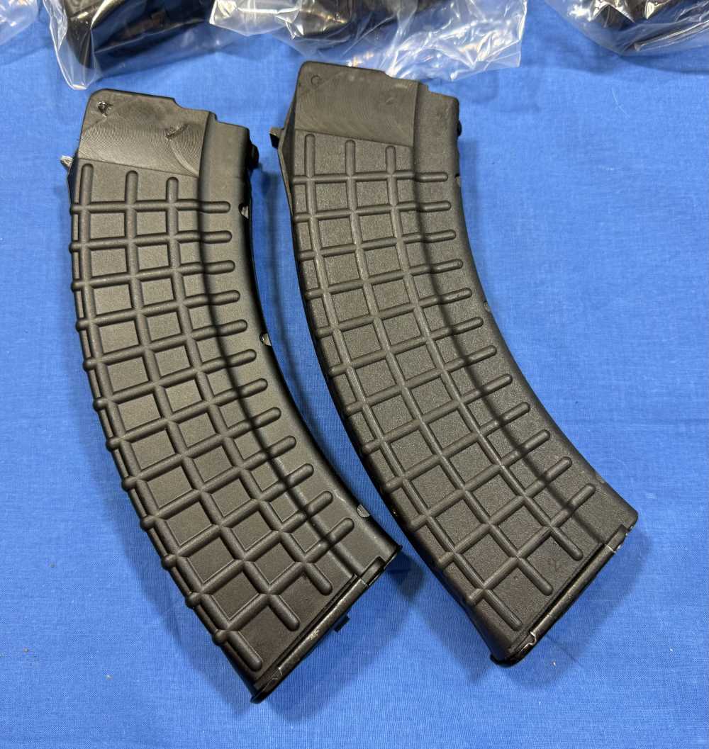 6X New Arsenal Circle 10 Black Bulgarian Waffle AK47 30rd AK47 Magazines-img-2