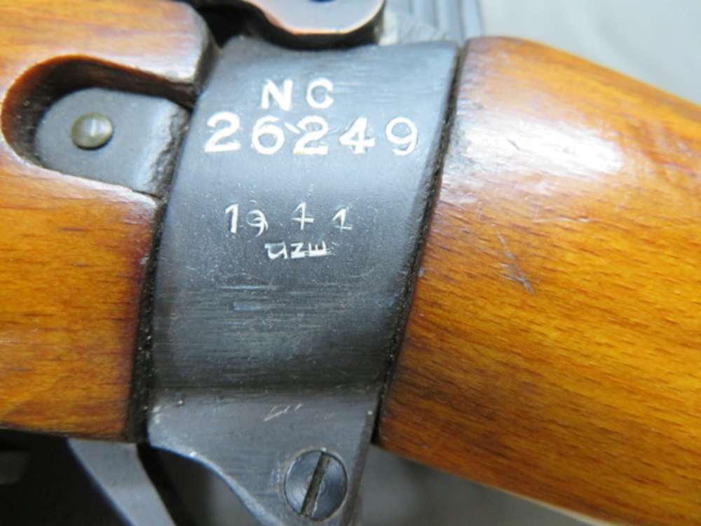 WWII BRITISH/ INDIAN NO. 4 MK I ENFIELD SNIPER RIFLE W/MATCHING NUMBER CASE-img-20