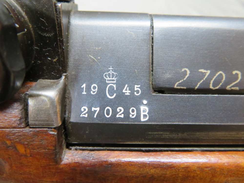 WWII SWEDISH AG 42/B LJUNGMAN SEMI AUTO RIFLE-MATCHING-EXCELLENT-img-6