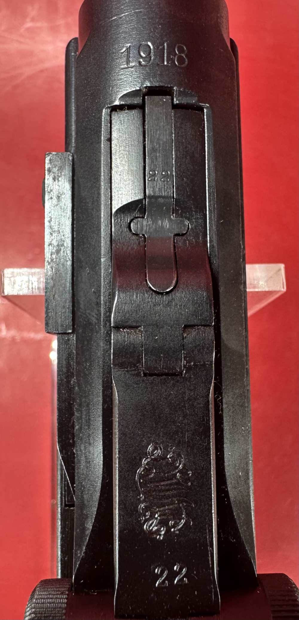 1918 DWM Luger P08 9mm. Matching. 2 mags. Holster. Tool. Excellent Cond.-img-7