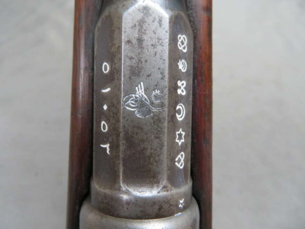 ANTIQUE OTTOMAN (TURKISH) MODEL 1887 MAUSER RIFLE-GREAT MARKINGS-img-8