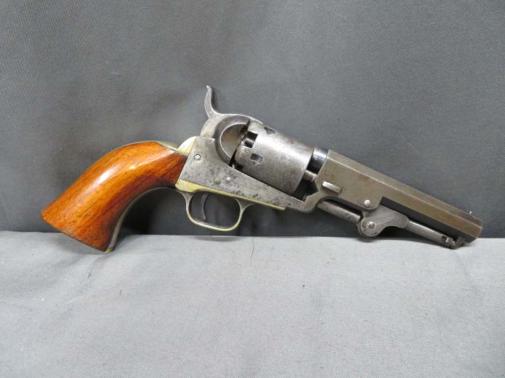 PRE CIVIL WAR COLT MODEL 1849 POCKET REVOLVER W/ CASE-MFG 1853-img-20