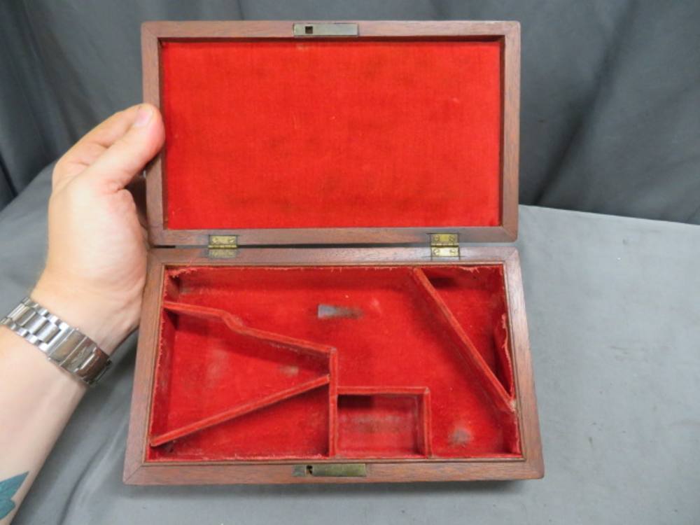 PRE CIVIL WAR COLT MODEL 1849 POCKET REVOLVER W/ CASE-MFG 1853-img-13