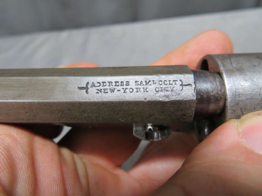 PRE CIVIL WAR COLT MODEL 1849 POCKET REVOLVER W/ CASE-MFG 1853-img-31