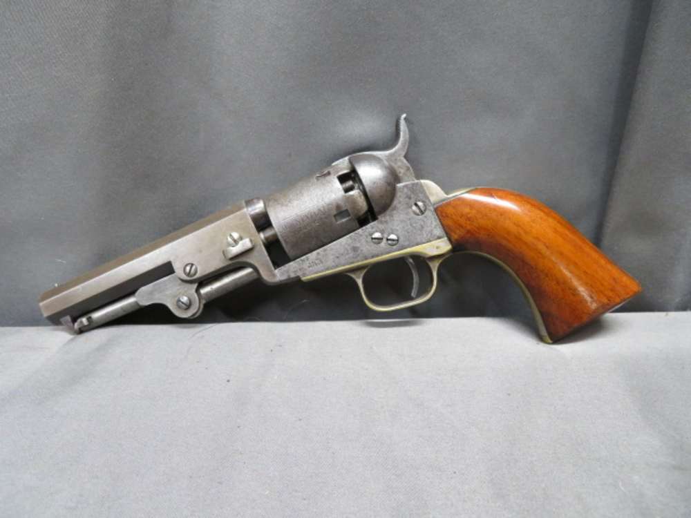 PRE CIVIL WAR COLT MODEL 1849 POCKET REVOLVER W/ CASE-MFG 1853-img-23