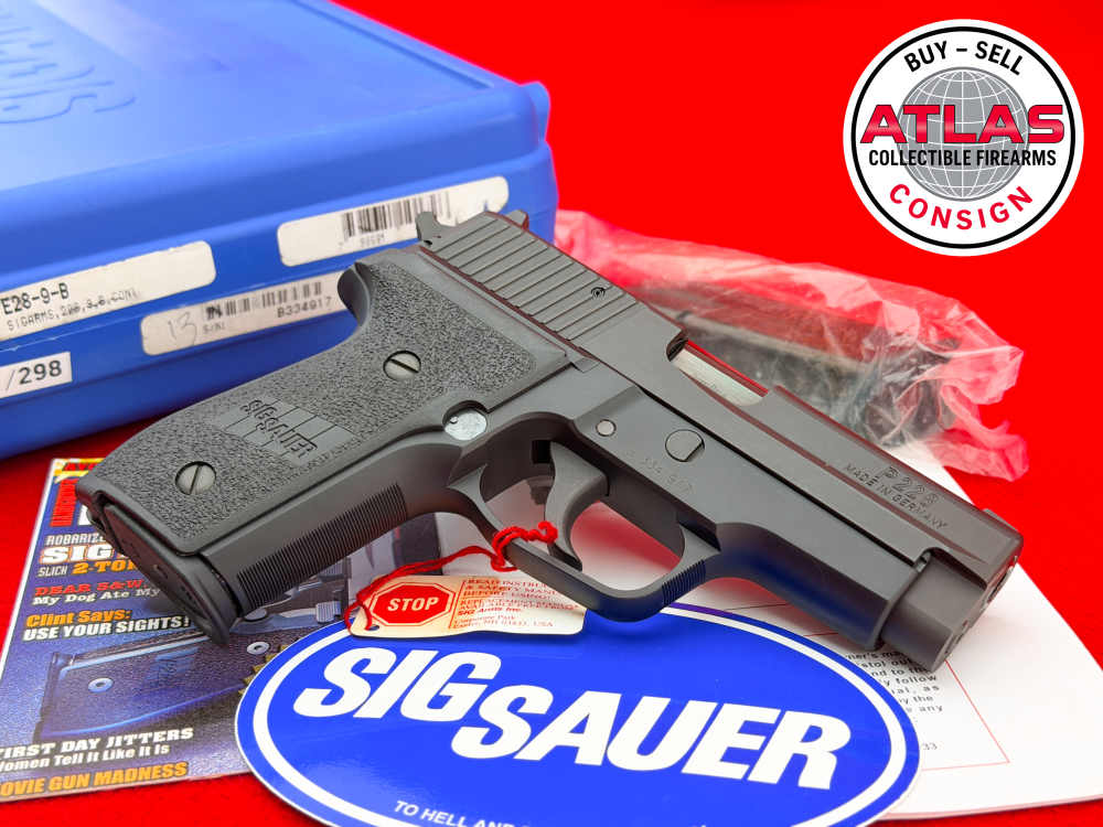 SIG Sauer P228 9mm Luger German 3-7/8" w/ Factory Case-img-8