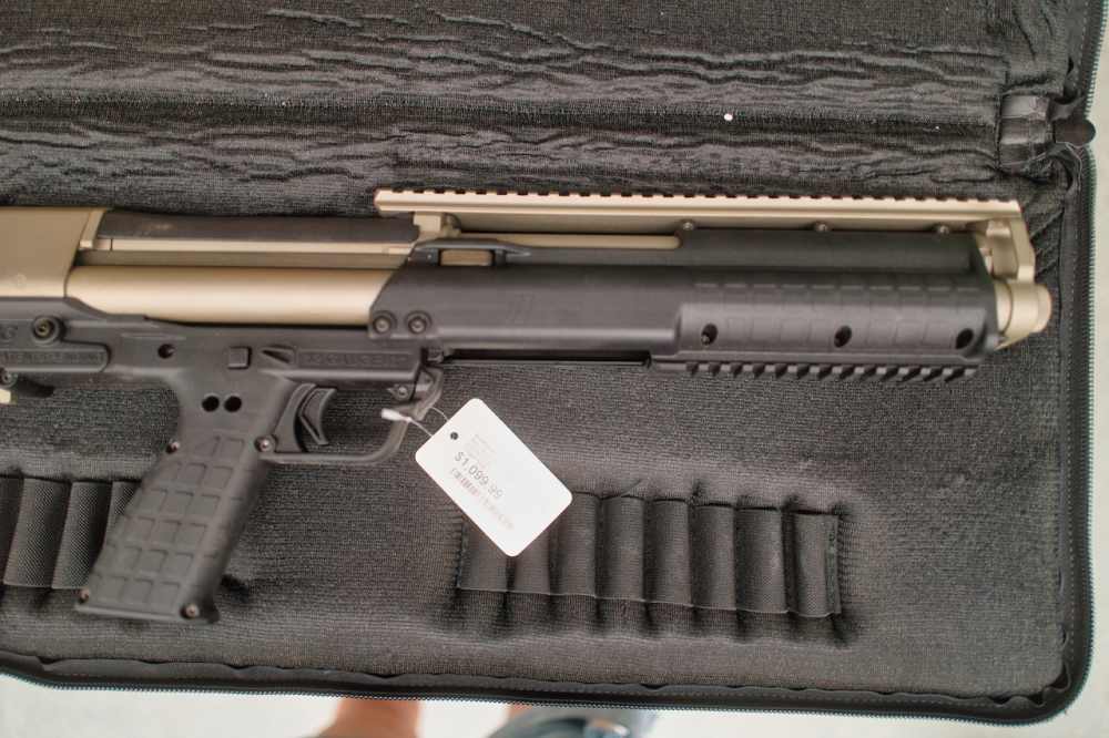 Kel-Tec KSG 12-Gauge Shotgun, Titanium-Colored and Black-img-2