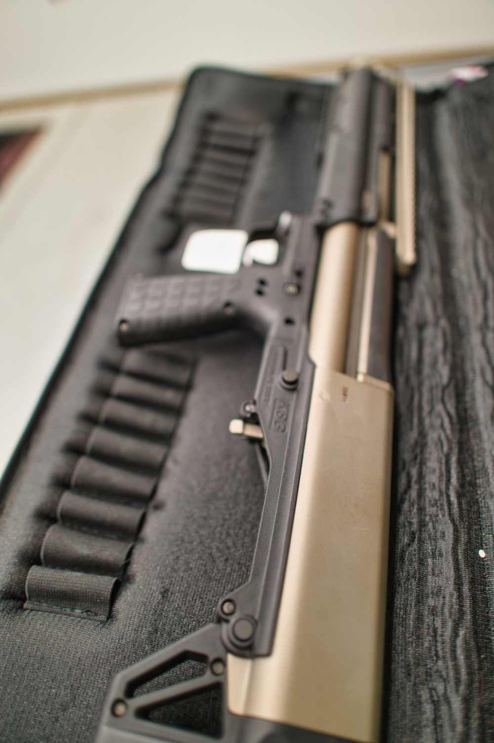 Kel-Tec KSG 12-Gauge Shotgun, Titanium-Colored and Black-img-3