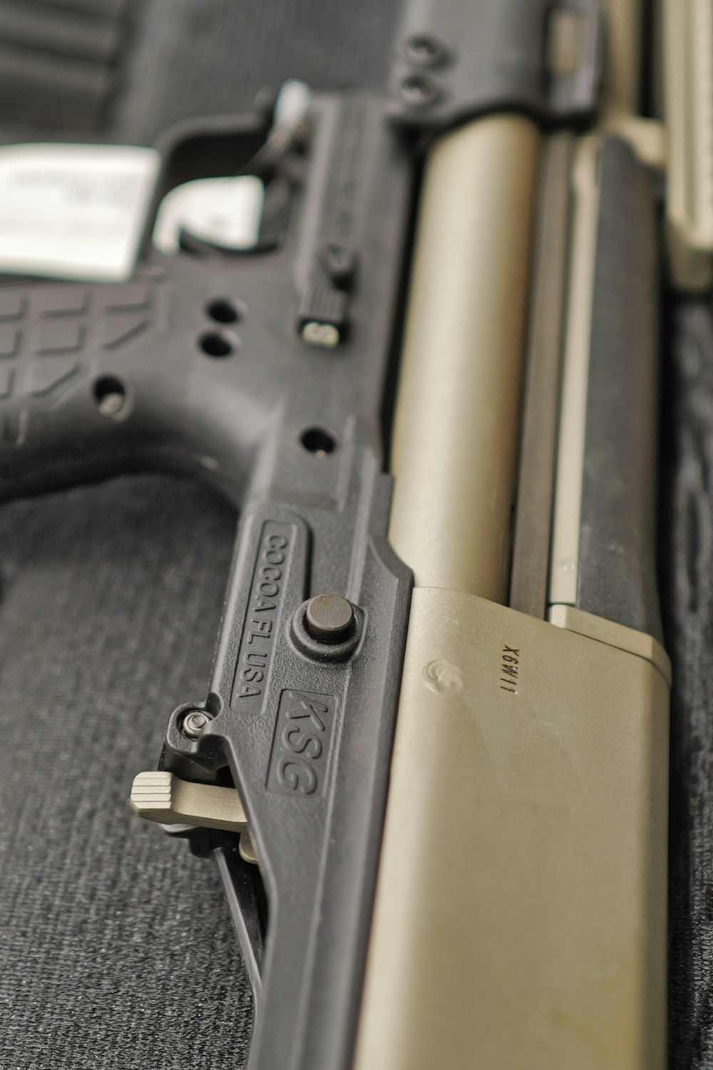 Kel-Tec KSG 12-Gauge Shotgun, Titanium-Colored and Black-img-4