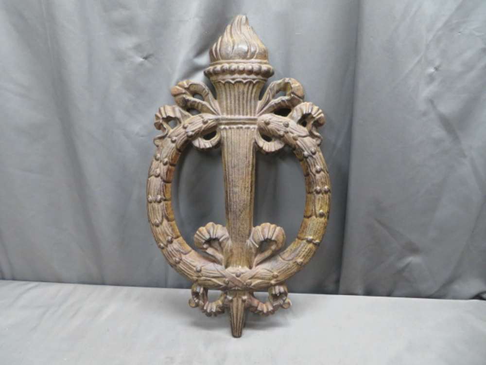PRE WWII GERMAN 1936 BERLIN OLYMPICS CAST IRON PLAQUE-img-0