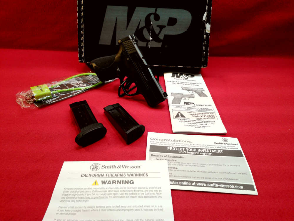 Smith & Wesson M&P9 Shield Plus 9mm 3.1" barrel semi-auto pistol.-img-0
