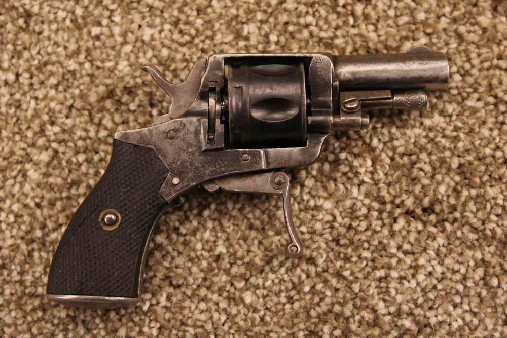 Unknown Belgian 5mm Pocket Revolver Antique Manufacture Legier-img-0