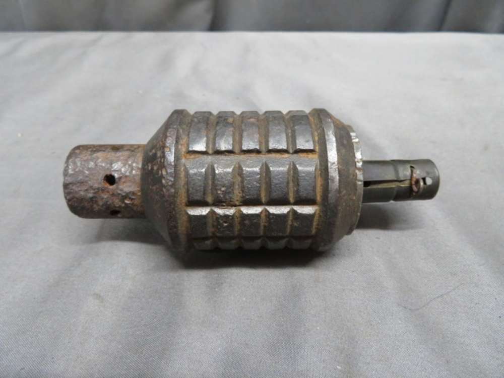 WWII JAPANESE TYPE 91 HAND GRENADE / KNEE MORTAR ROUND-ORIGINAL-SCARCE-img-0