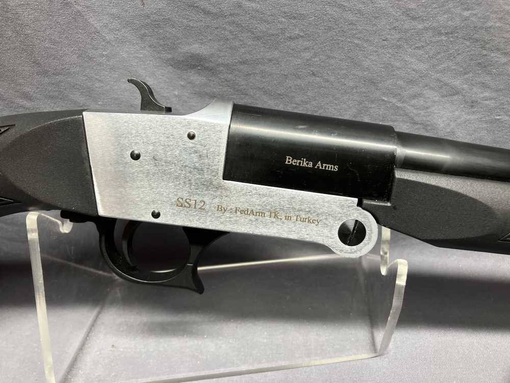 Berika Arms Model SS12 - 12GA w/ 20" Barrel, Sling Swivels, Flashlight-img-1