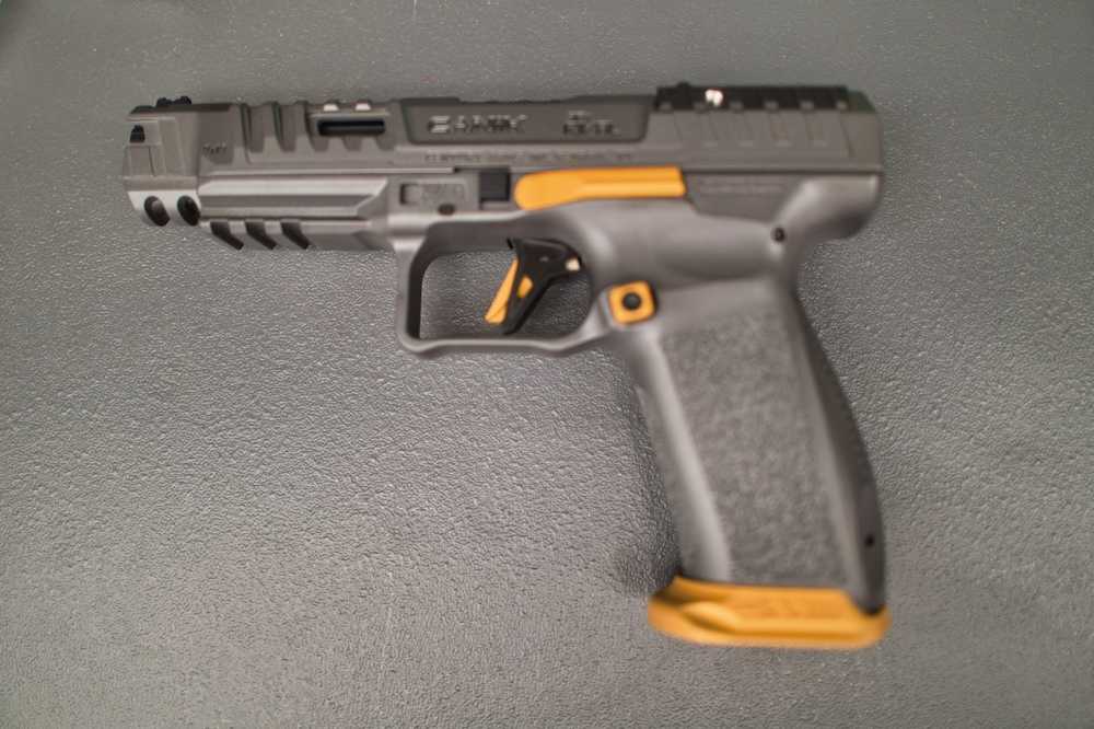 Canik SFx Rival 9mm Pistol, Gray and Gold-img-2