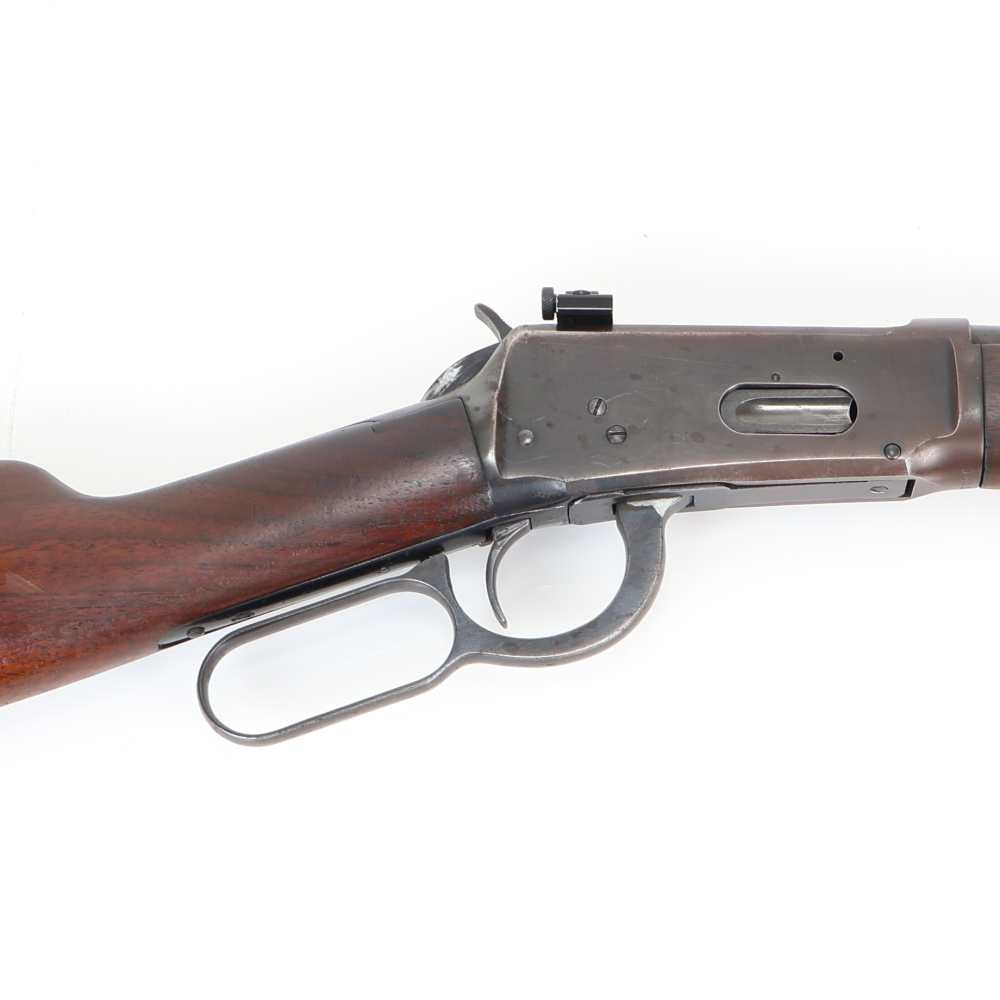 Pre 64 Winchester Model 94, 32 Win Spl 20” Barrel Blued/Wood SOLID W/ Peep!-img-3