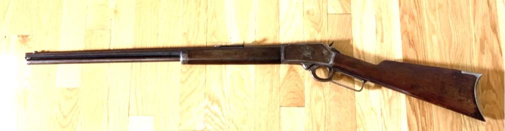 Historic SHARPSHOOTER MAY LILLIE MODEL 1894 MARLING RIFLE.-img-0